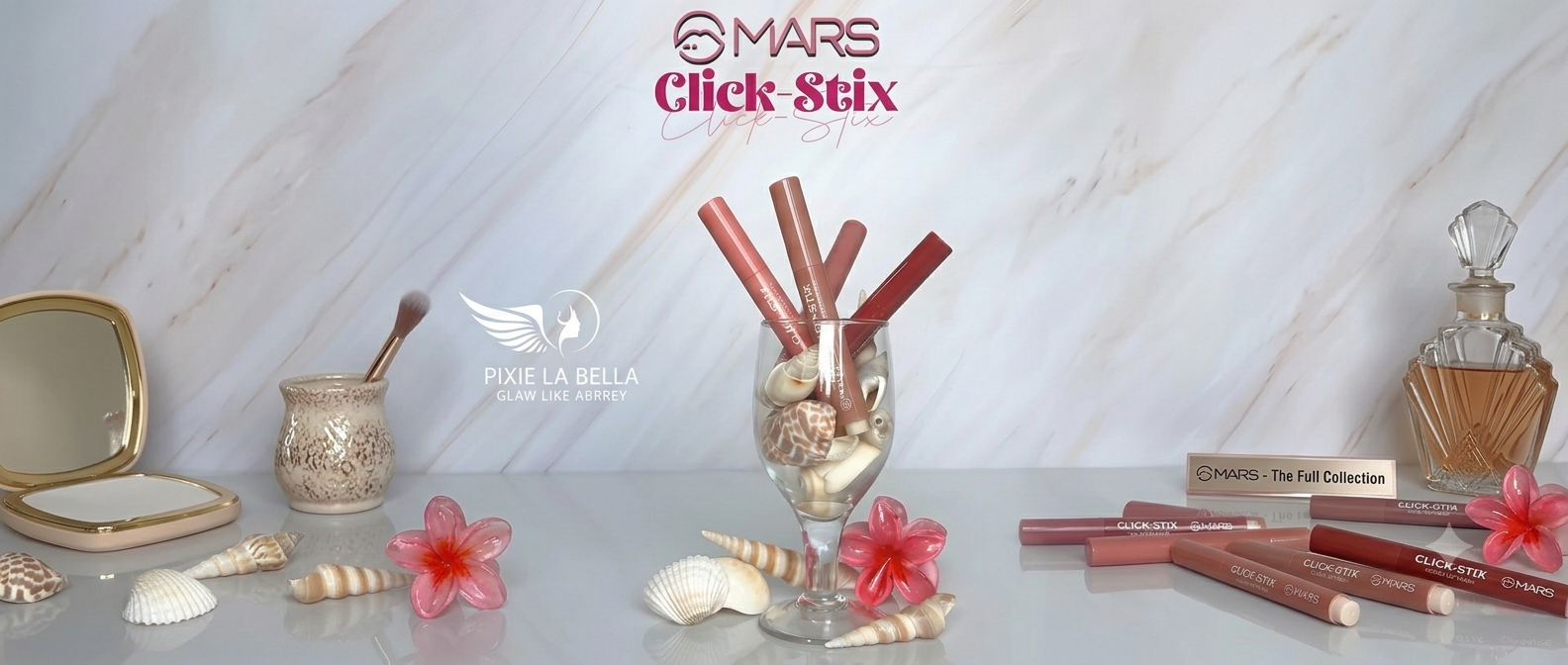 Mars Click Stix Gloss Lip Balm: A Must-Have from Pixie La Bella Best Selling Makeup