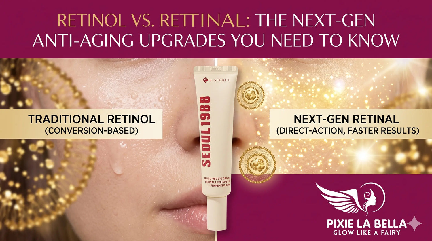 Retinol vs. Retinal: The Next-Gen Anti-Aging Upgrades You Need to Know Pixie La Bella
