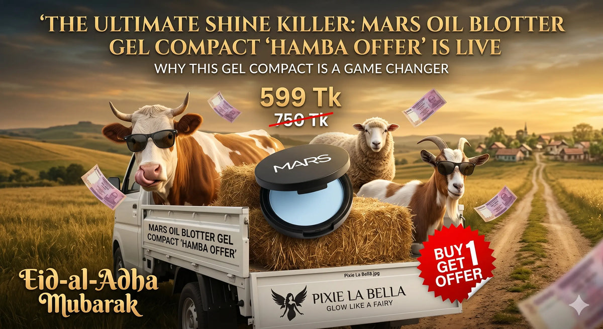 The Ultimate Shine Killer: MARS Oil Blotter Gel Compact "Hamba Offer" is Live Pixie La Bella