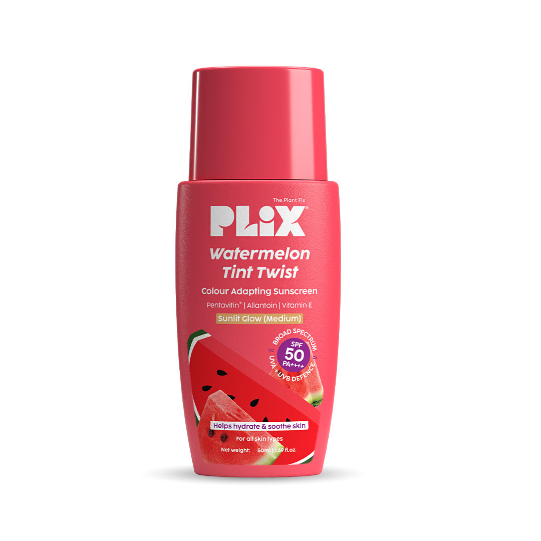Plix Watermelon Tint Twist Colour Adapting Sunscreen SPF 50++++