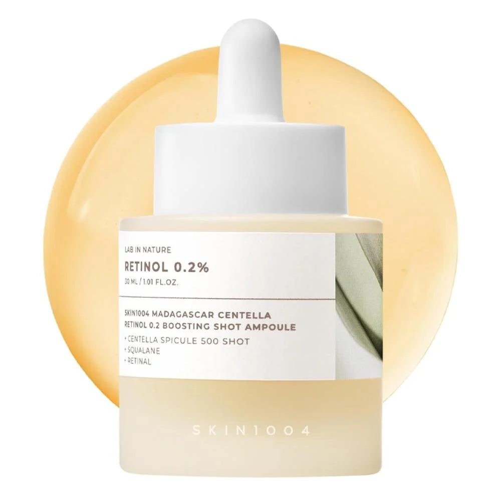 Skin1004 Madagascar Centella Retinol 0.2 Boosting Shot Ampoule- 9ml