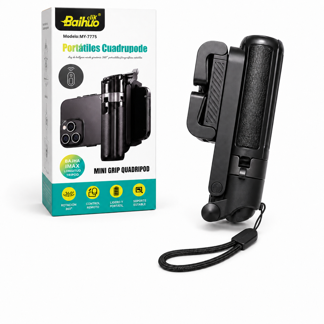 Mini Grip Quadripod Selfie Stick