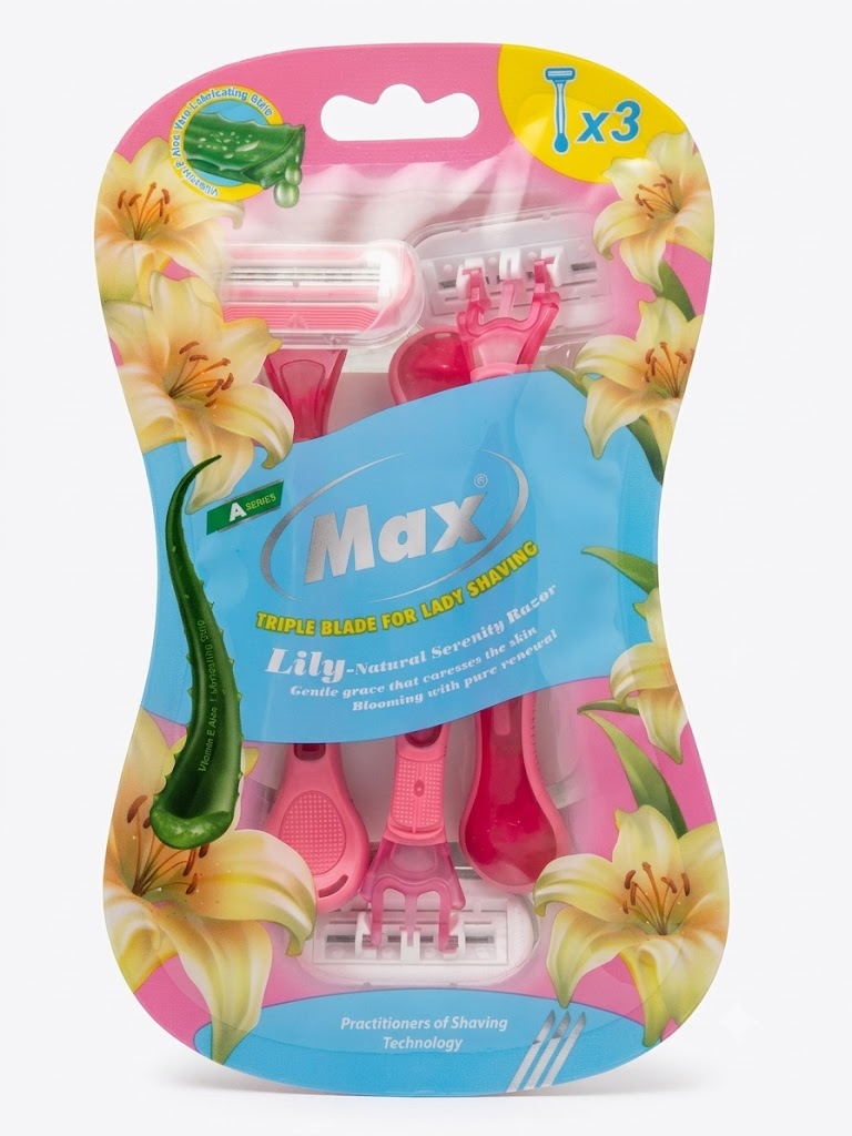 Max Lily Triple Blade Lady Shaving Razor