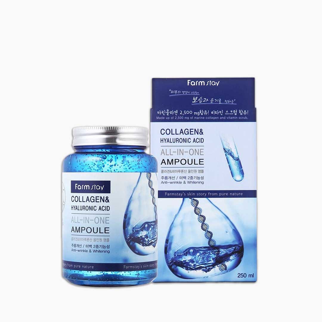 Farmstay Collagen &amp; Hyaluronic Acid All-in-One Ampoule