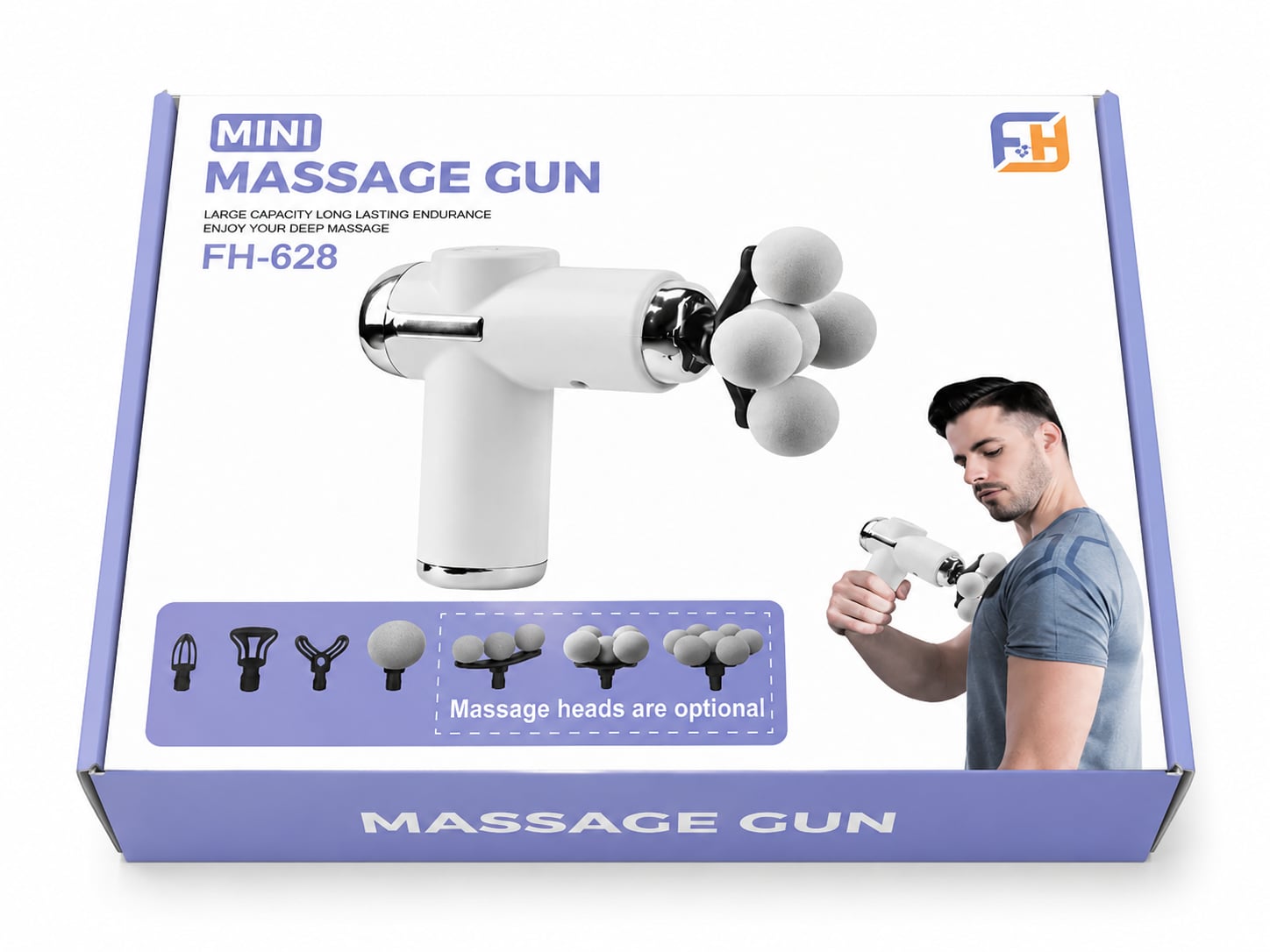 Five Headed Fascia Massage Gun