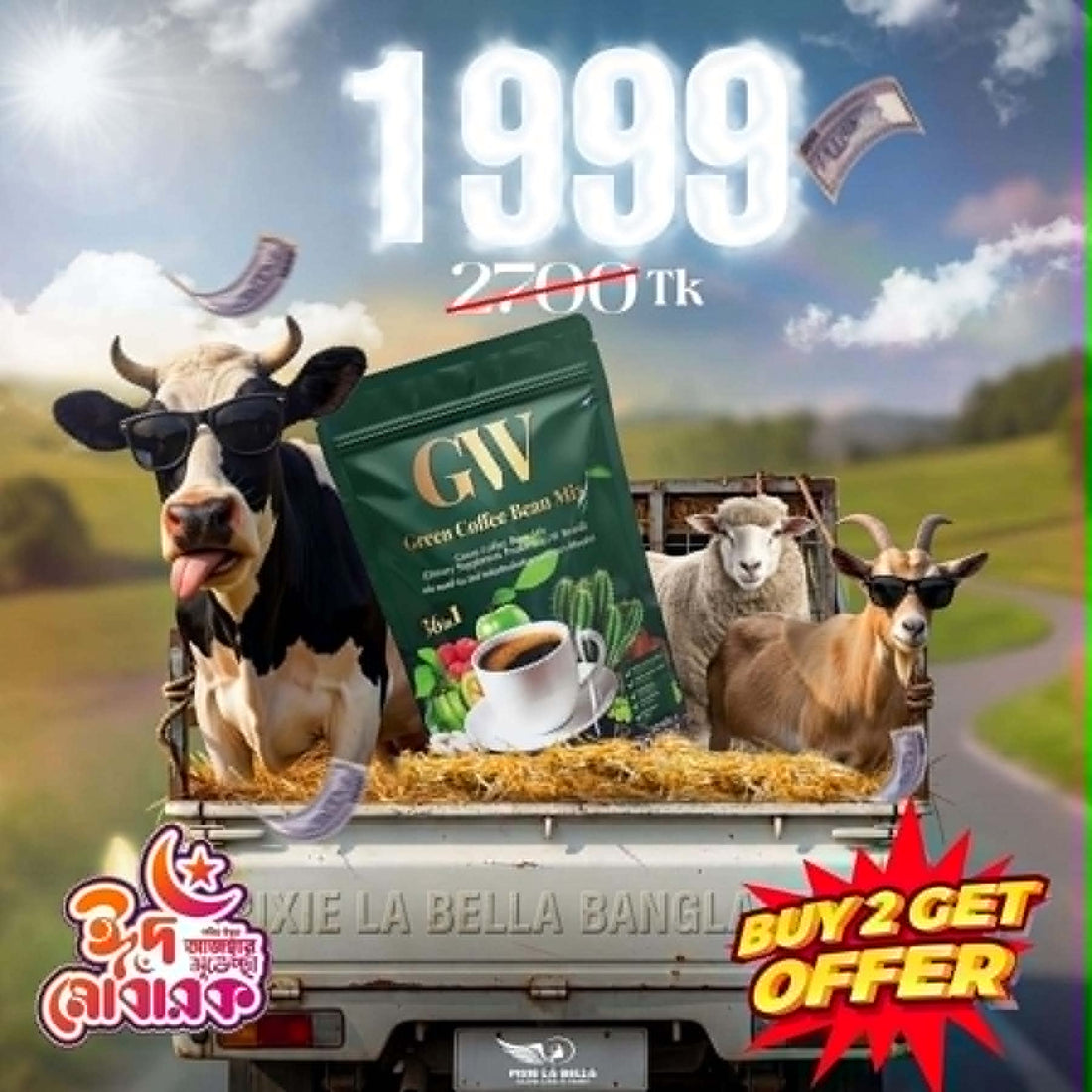 HAMBA Offer - GW Green Coffee Bean Mix
