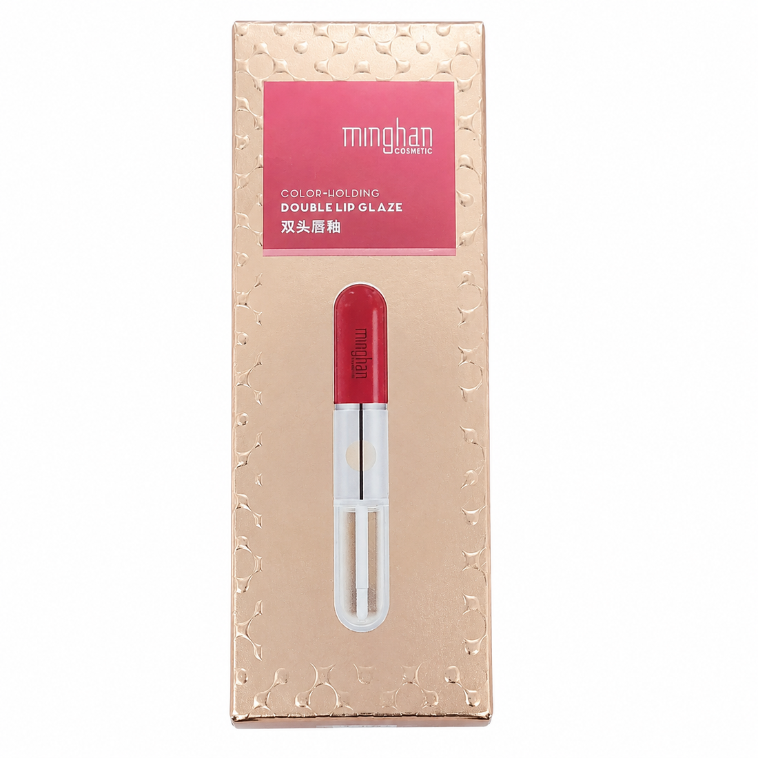 Minghan Cosmetic Color-Holding Double Lip Glaze