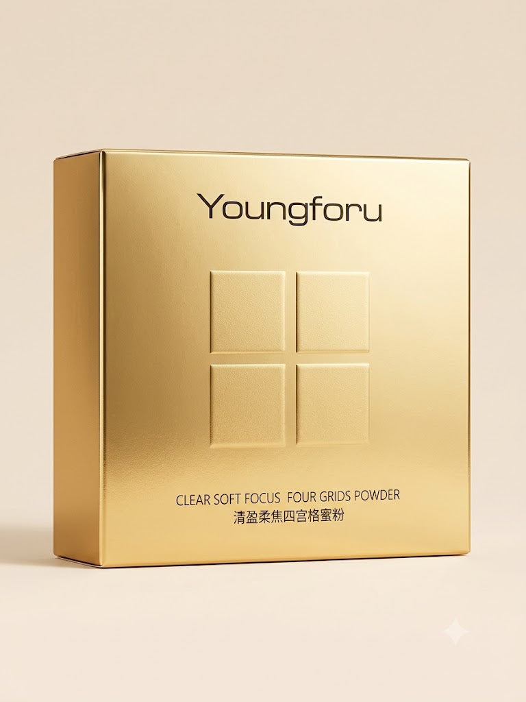 Youngforu Clear Soft Focus Four Grids Powder