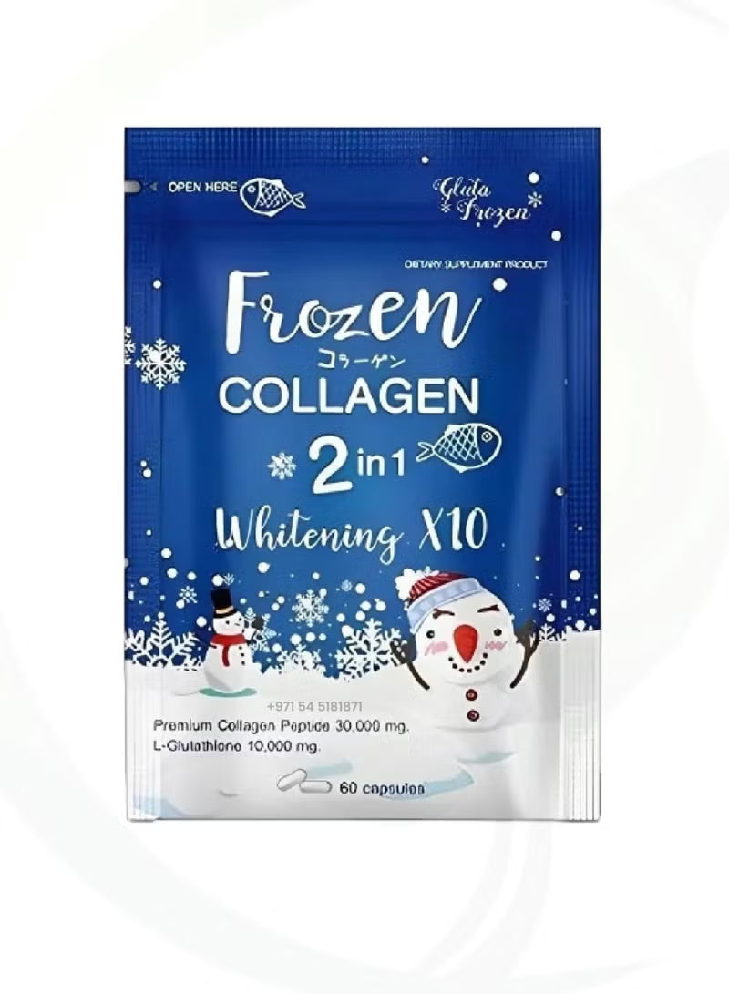 Frozen Collagen 2 in 1 Whitening X10 Capsules