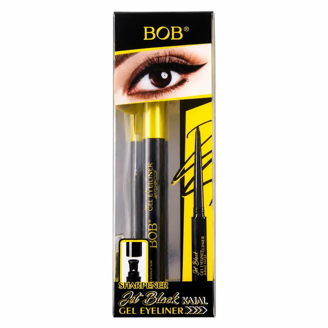 BOB Jet Black Kajal Gel Eyeliner Pixie La Bella