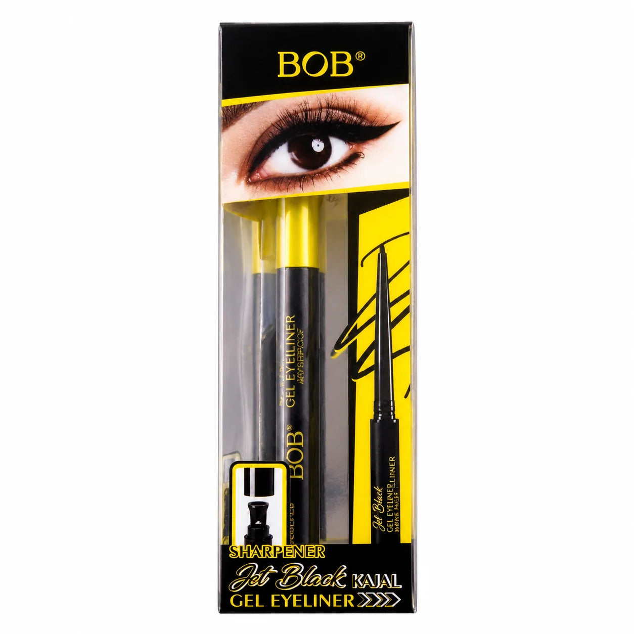 BOB Jet Black Kajal Gel Eyeliner Pixie La Bella