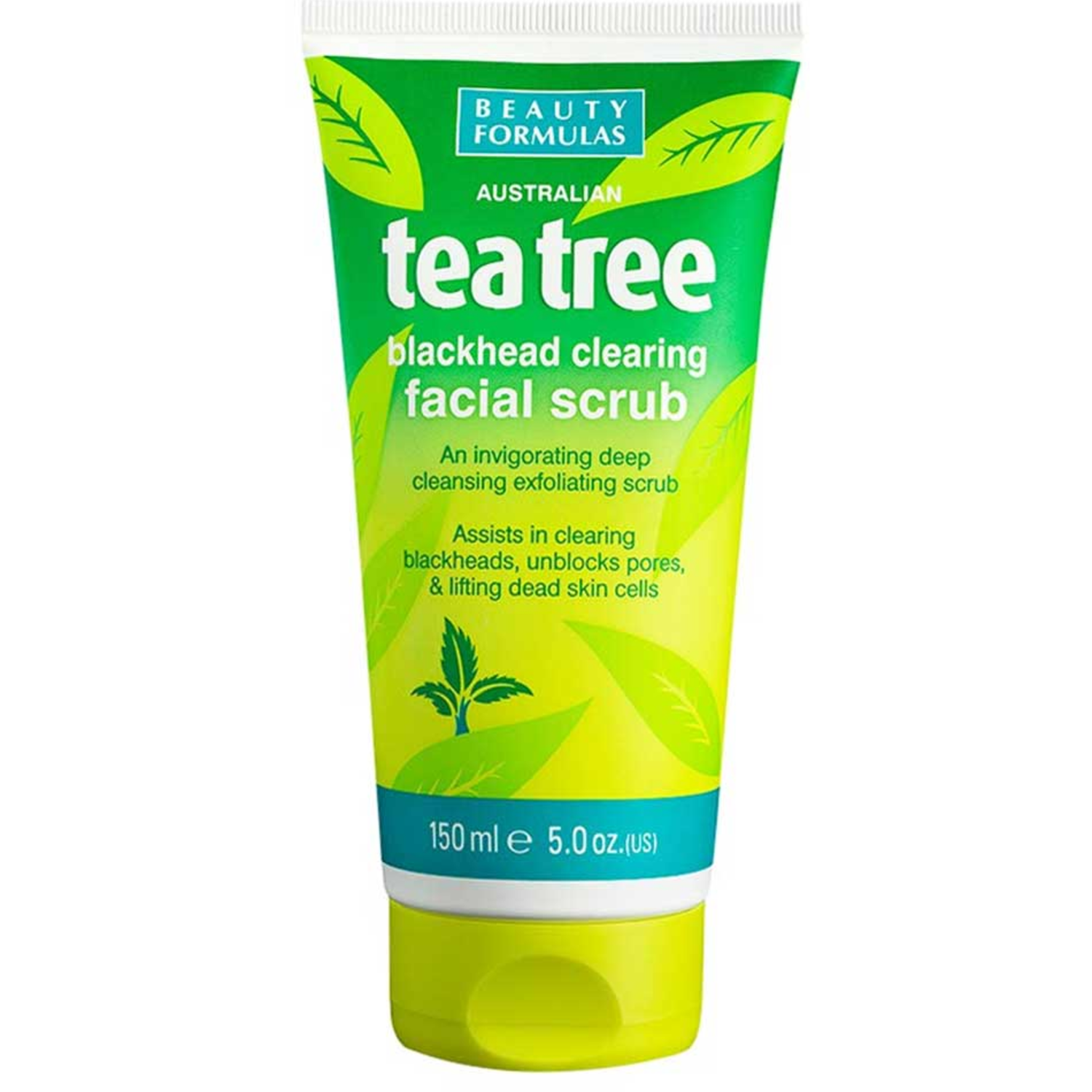 Beauty Formulas Tea Tree Facial Scrub 150ml