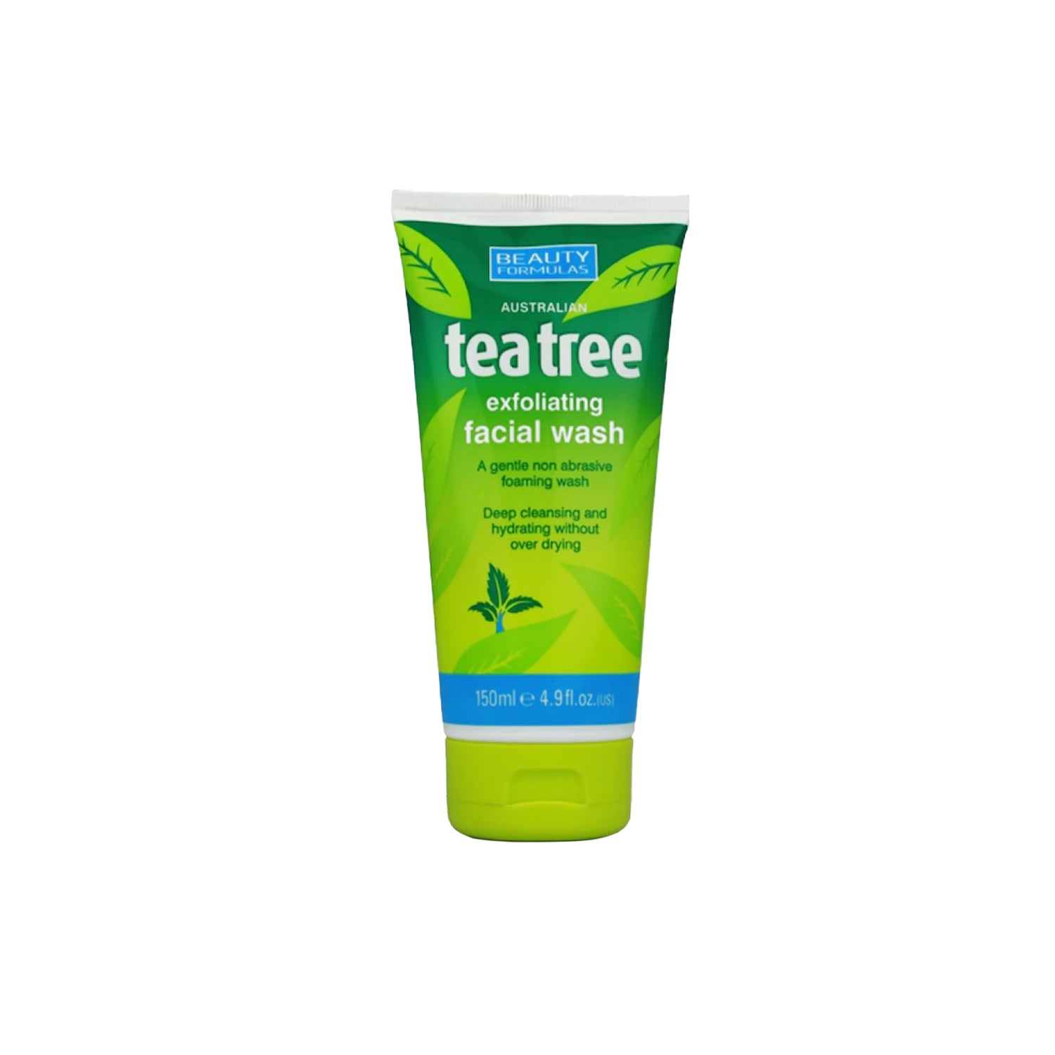 Beauty Formulas Tea Tree Exfoliating Facial Wash - 150ml