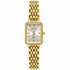 CARYINO Crystal Bezel Rectangular Bracelet Watch