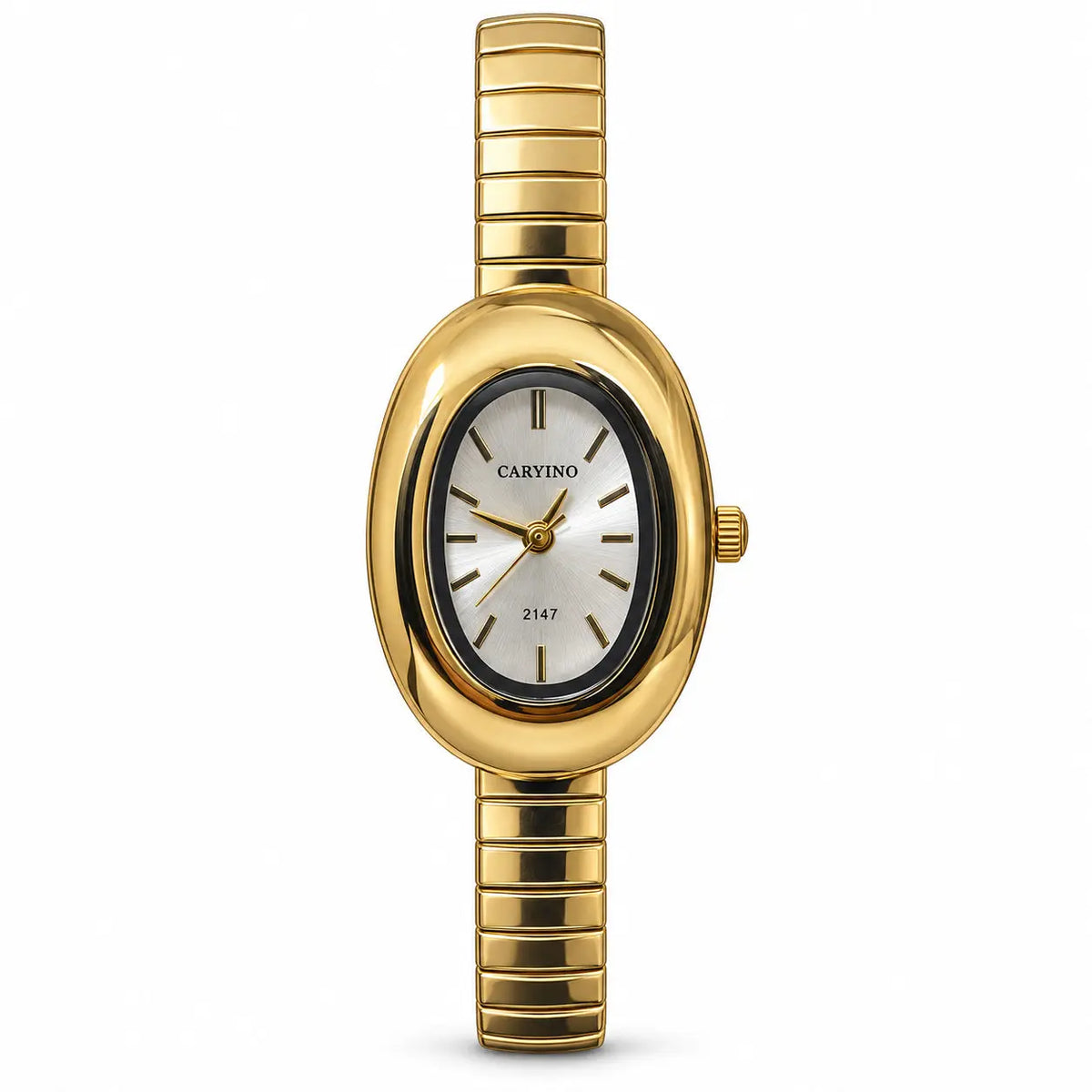 CARYINO 2147 Oval Dial Bracelet Watch