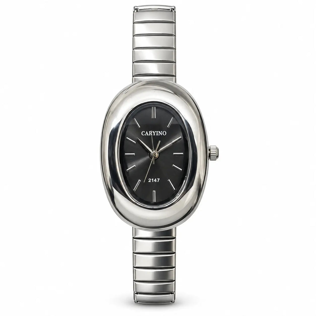 CARYINO 2147 Oval Dial Bracelet Watch