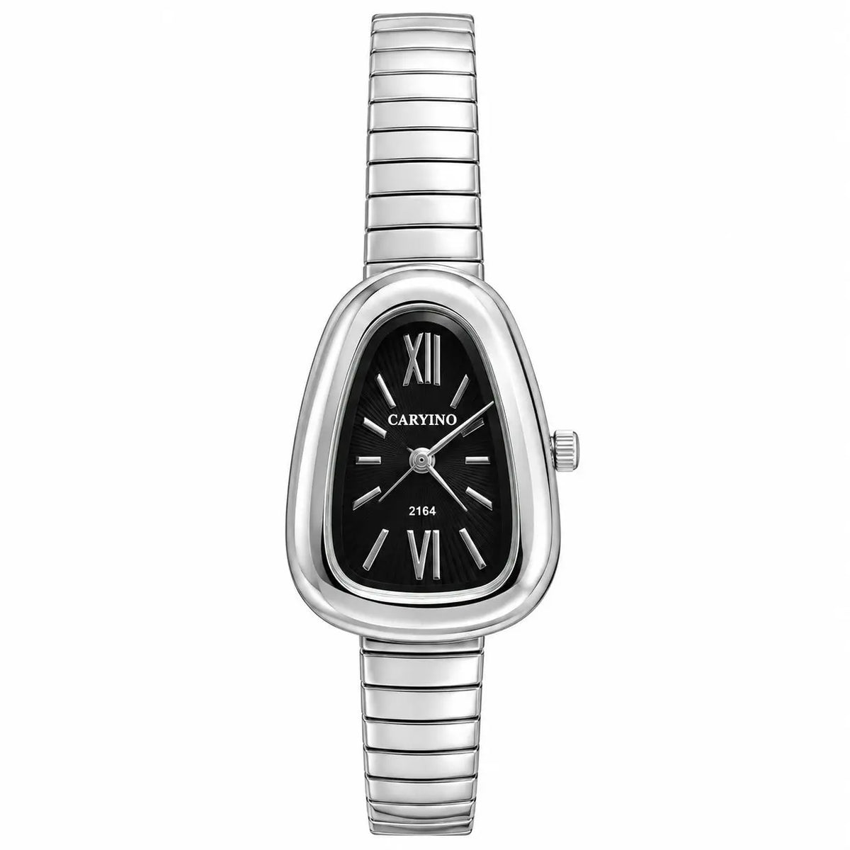 CARYINO Teardrop Dial Stretch Bracelet Watch