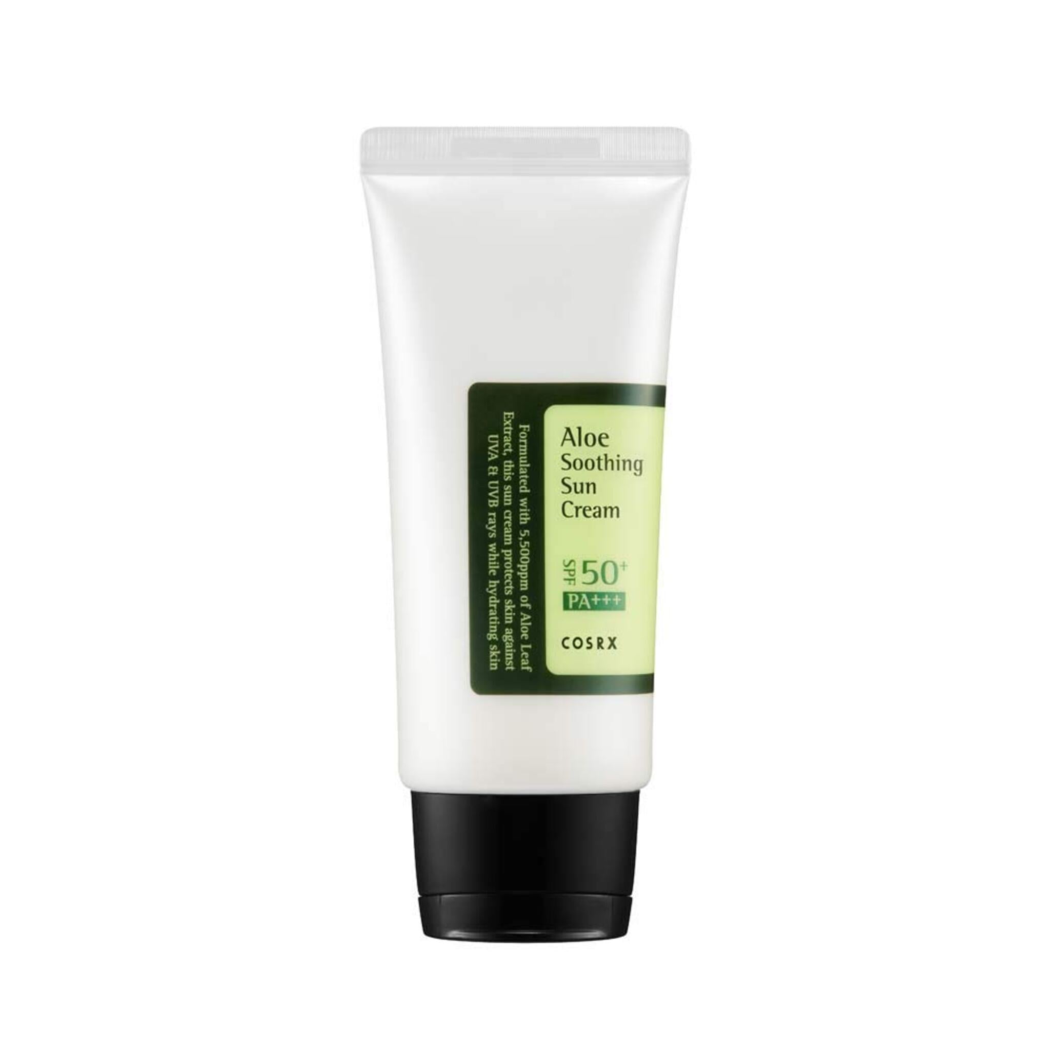 &quot;COSRX Aloe Soothing Sun Cream SPF50+ PA+++ 50ml – A lightweight, hydrating sunscreen in Bangladesh, enriched with aloe vera to soothe, protect, and nourish the skin. Buy beauty products for skin online at the best price from Bangladesh’s top organic skin care store.&quot;