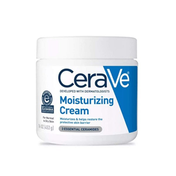 CeraVe Moisturizing Cream for normal to dry skin. Buy natural moisturizer in Bangladesh at [Your Shop Name]. Affordable, dermatologist-developed skincare with 3 essential ceramides. Best skin care product for moisturizing and restoring the skin barrier. Shop online for best skin care products in Bangladesh.
