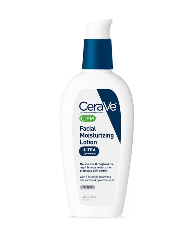 CeraVe PM Facial Moisturizing Lotion, a lightweight moisturizer for nighttime use. Available online in Bangladesh at [Your Shopify Store Name]. 