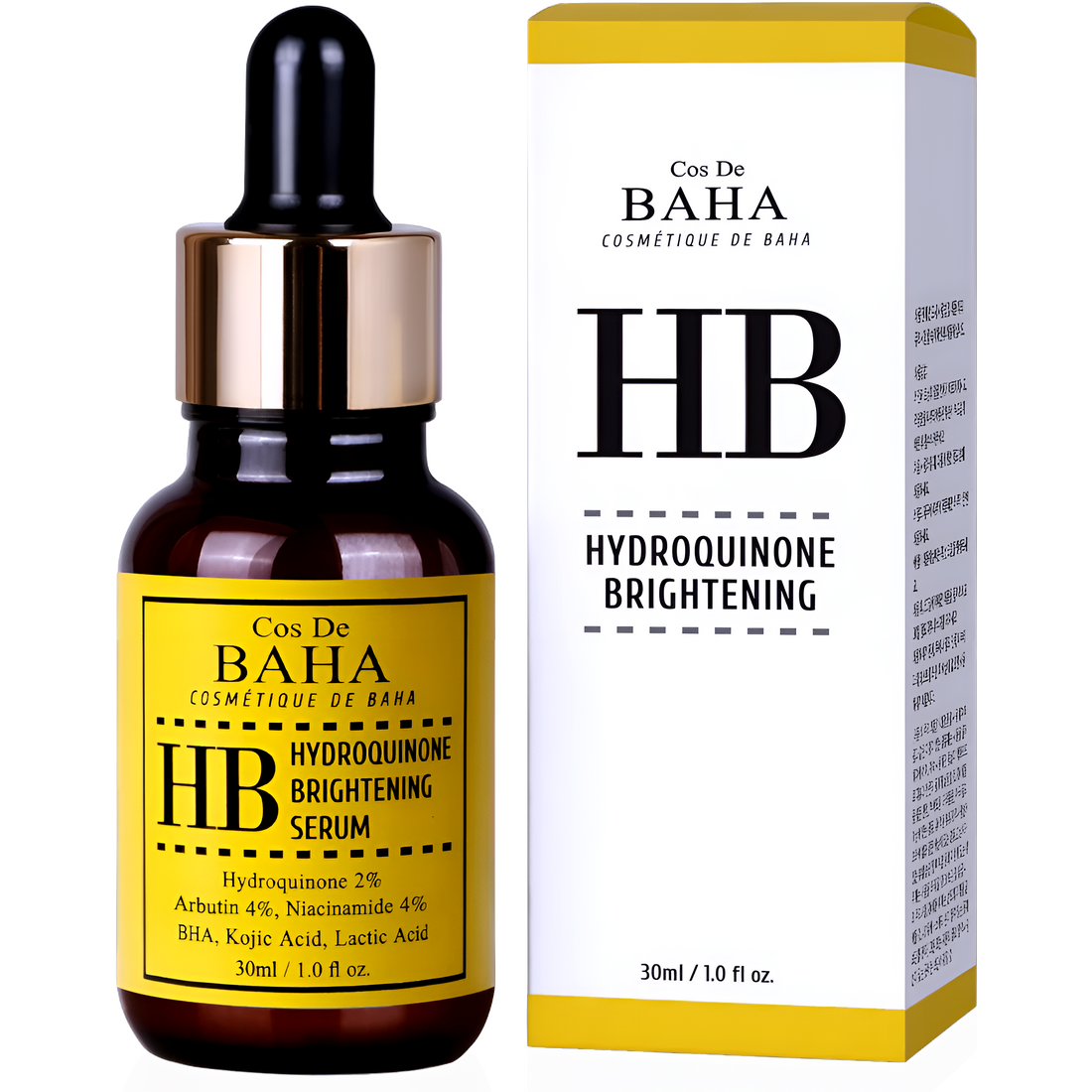 Cos De BAHA Hydroquinone Brightening Serum.  Shop online for the best skin care products, including cheap, organic and herbal options. Buy skin care products today!
