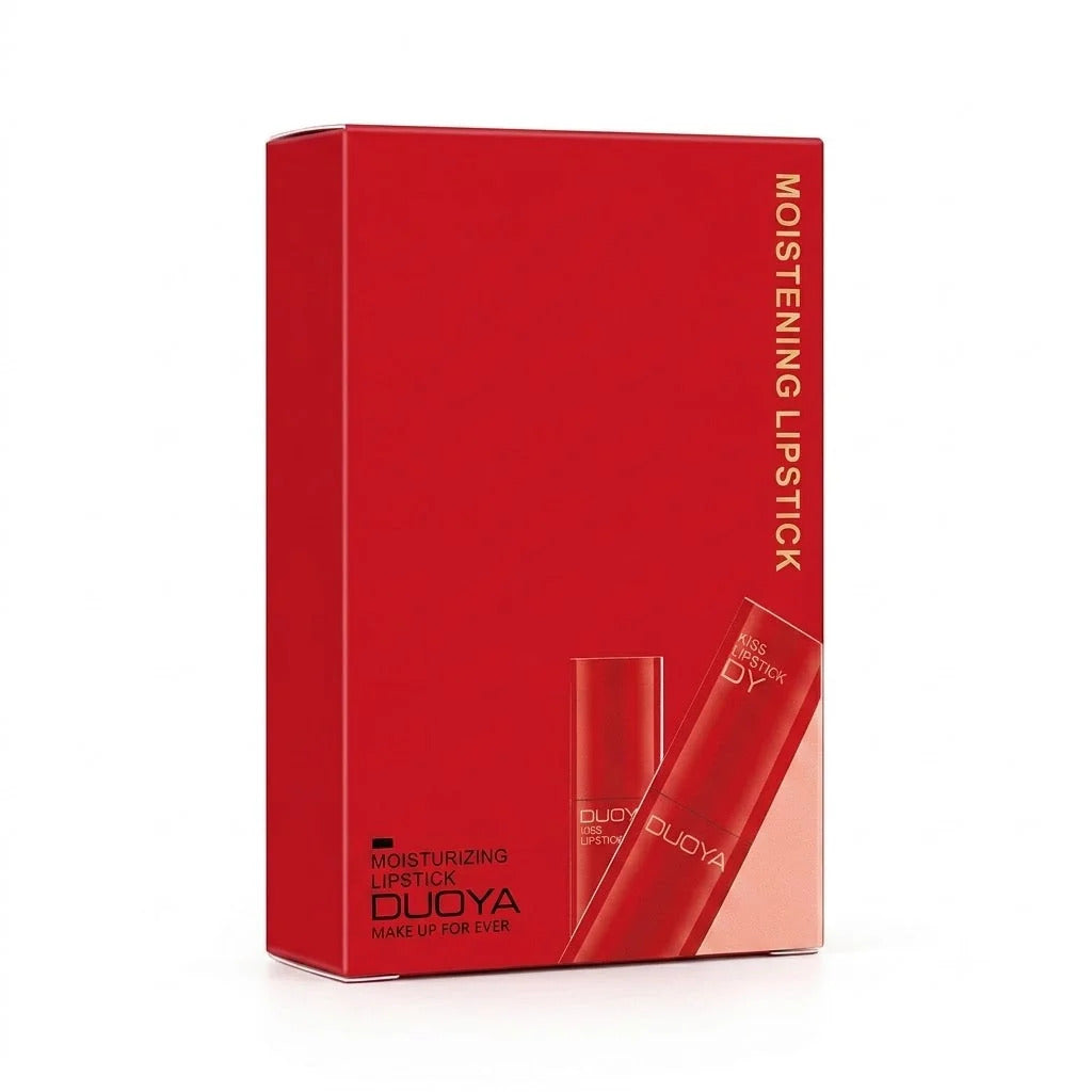 DUOYA Moistening Lipstick – Long-Lasting Hydrating Kiss Lipstick