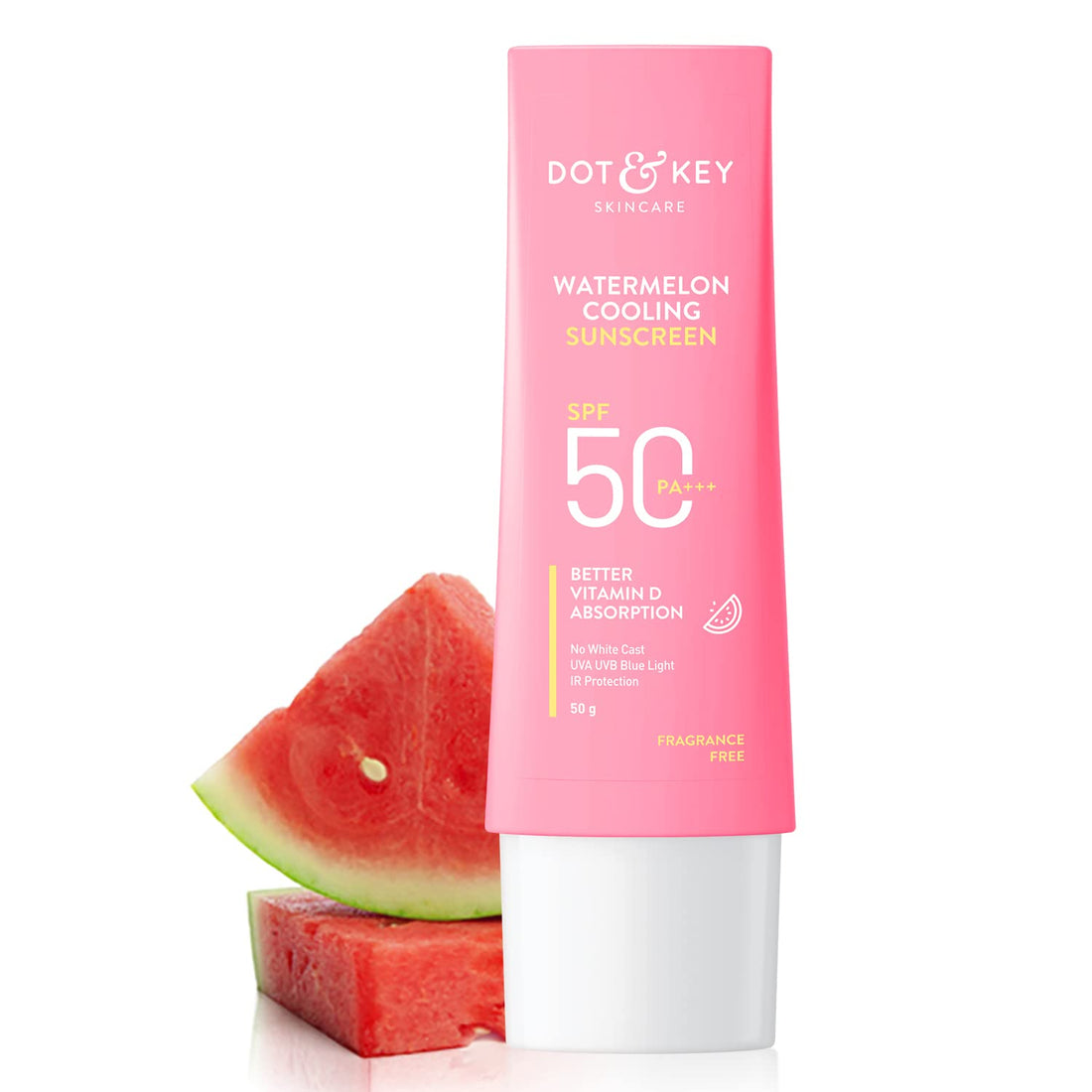 &quot;Dot &amp; Key Watermelon Sunscreen, a lightweight sunscreen infused with watermelon extract to provide broad-spectrum protection while keeping your skin hydrated. This sunscreen helps shield your skin from harmful UV rays, preventing sun damage and maintaining a healthy complexion. Ideal for daily use, it leaves the skin feeling fresh and nourished. Buy natural skin care products online in Bangladesh for ultimate sun protection and skincare.&quot;