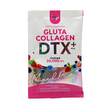JOJI Gluta Collagen DTX 200,000mg Mixed Berry Skin Care Drink, Detox toxins