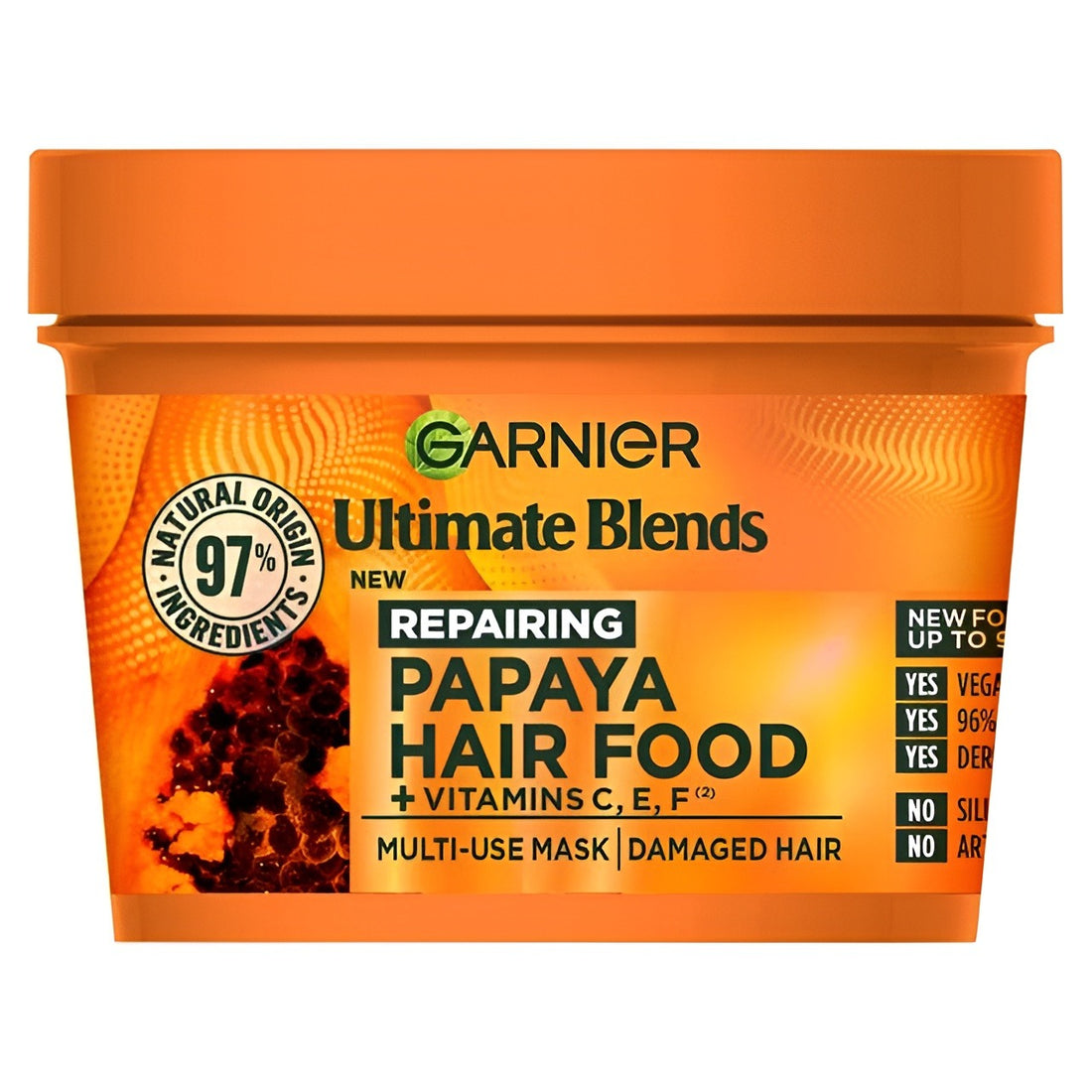 Nourish your hair with Garnier Ultimate Blends Papaya Hair Food. While not a skin care product, it&