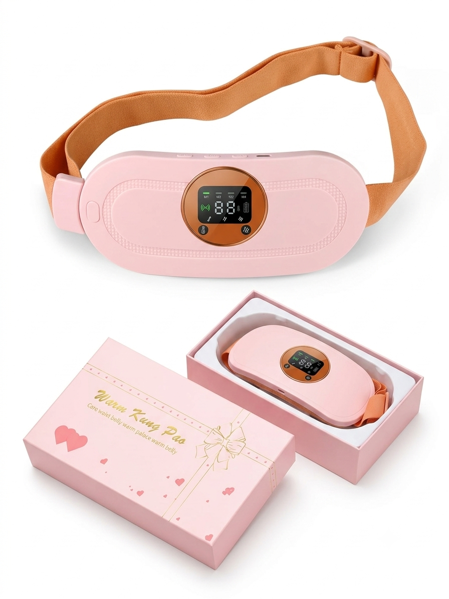Portable Cordless Menstrual Heating Pad &amp; Massage Belt