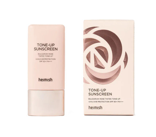 &quot;Heimish Tone-Up Sunscreen with Bulgarian Rose - a tinted SPF 50+ PA+++ sunscreen for UVA/UVB protection. Ideal for natural skin care lovers in Bangladesh. Buy organic, herbal, and affordable skin care products online, including moisturizers, brightening creams, and anti-aging solutions. Get the best skin beauty products online for a radiant and even complexion.&quot;