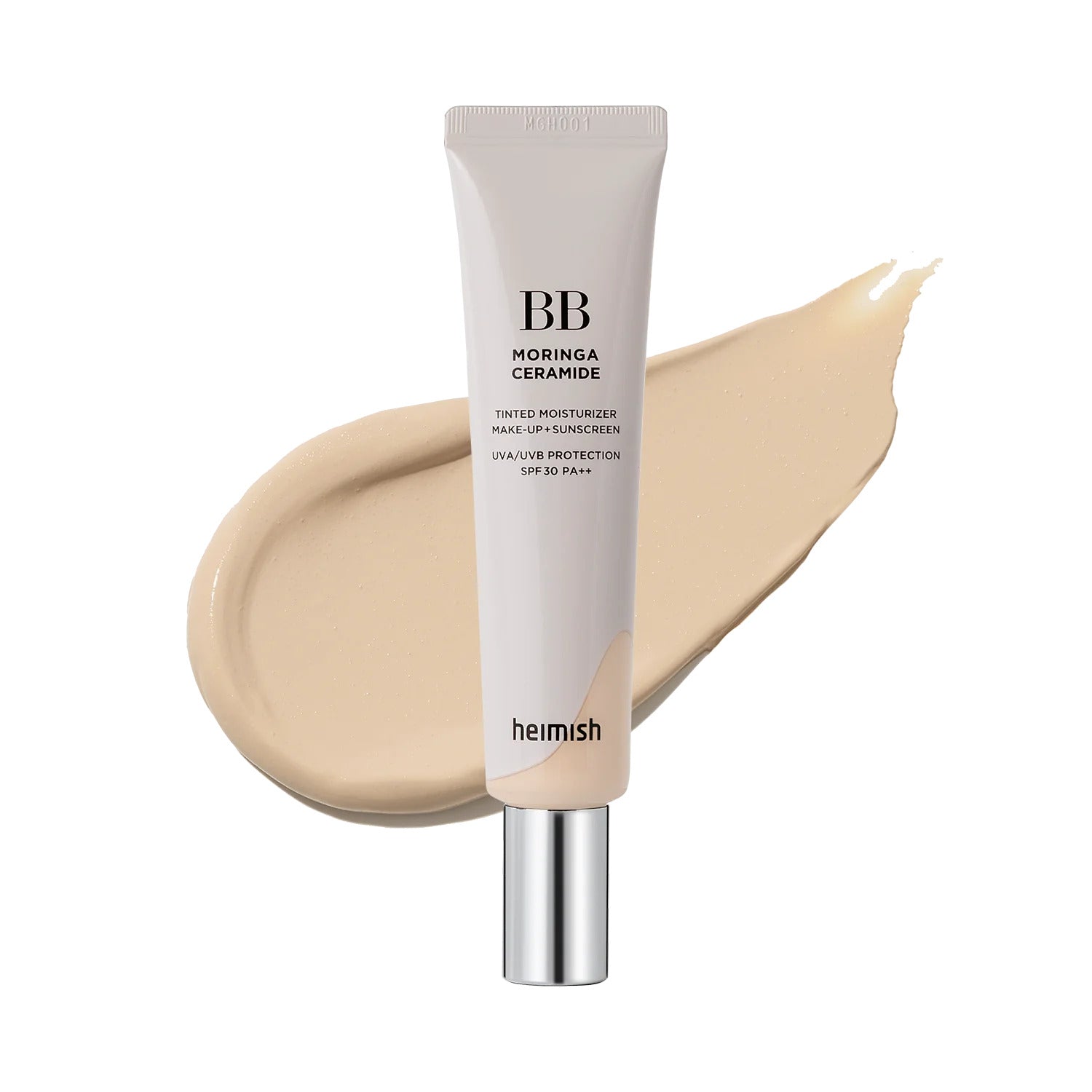 heimish Moringa Ceramide BB Cream: Natural, organic tinted moisturizer with SPF 30 PA++ for skin brightening and protection. Buy best skin care products online in Bangladesh at affordable prices. 