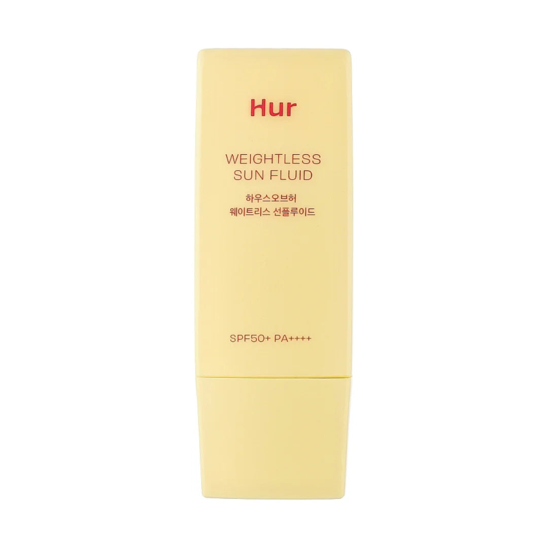 HUR Weightless Sun Fluid, a best skin care product available at our Bangladesh online natural skin care store. This organic skin care product offers sun protection while potentially acting as a skin moisturizer.  Find HUR and other best skin care products, including skin brightening and anti-aging creams, and affordable moisturizers online in Bangladesh.