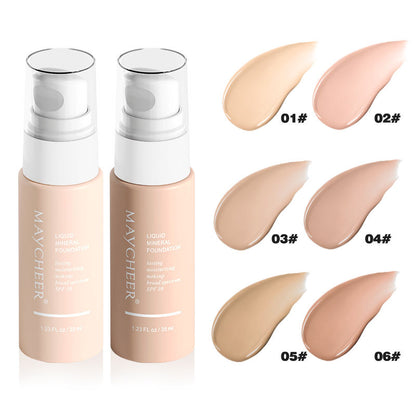 MAYCHEER Liquid Mineral Foundation