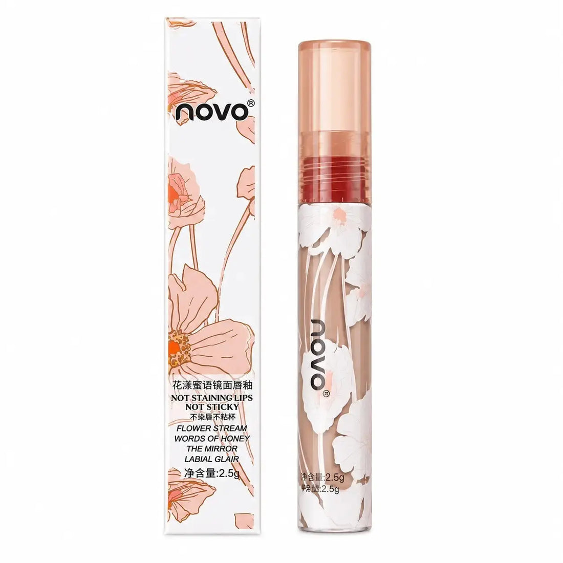 NOVO Flower Stream Honey Mirror Lip Glaze