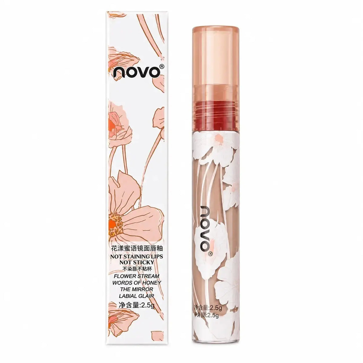 NOVO Flower Stream Honey Mirror Lip Glaze
