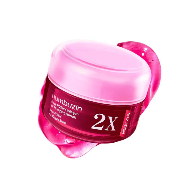 New NUMBUZIN No. 2 Rose PDRN Collagen 2X Plumping Serum 30ml