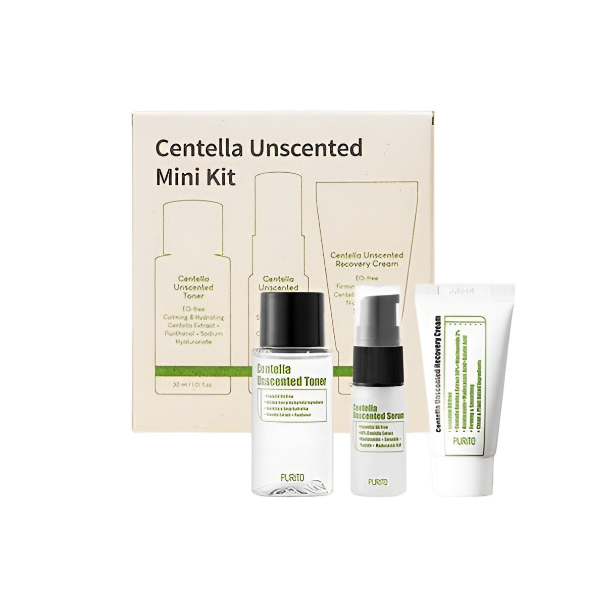 This travel-friendly mini kit is a perfect introduction to PURITO&