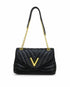 Quilted Chain Strap Shoulder Handbag Pixie La Bella