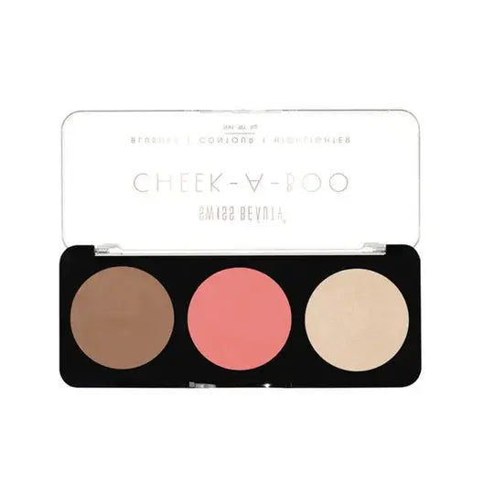 Swiss Beauty Cheek-A-Boo 3-in-1 Face Palette Pixie La Bella
