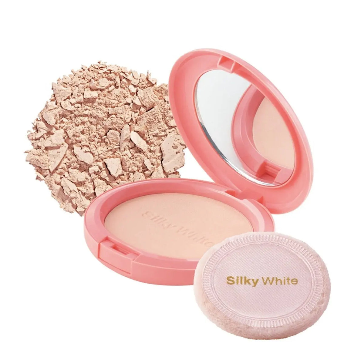 SILKY WHITE White Pressed Powder Pixie La Bella
