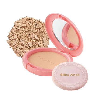 SILKY WHITE White Pressed Powder Pixie La Bella