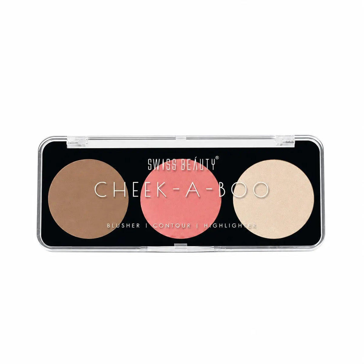 Swiss Beauty Cheek-A-Boo 3-in-1 Face Palette