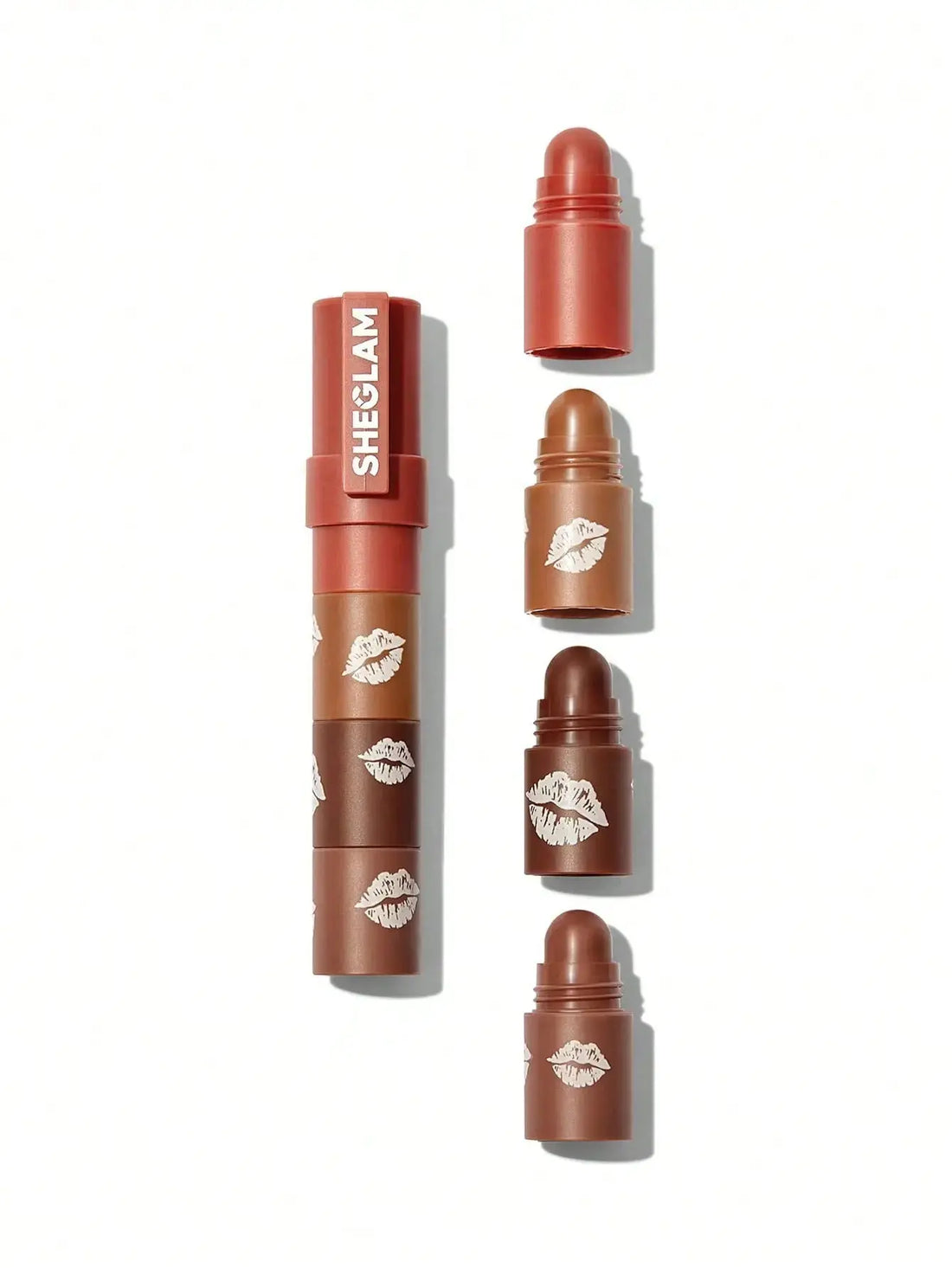 SHEGLAM Mega Lip Stacks-Brown-Brownie Stack