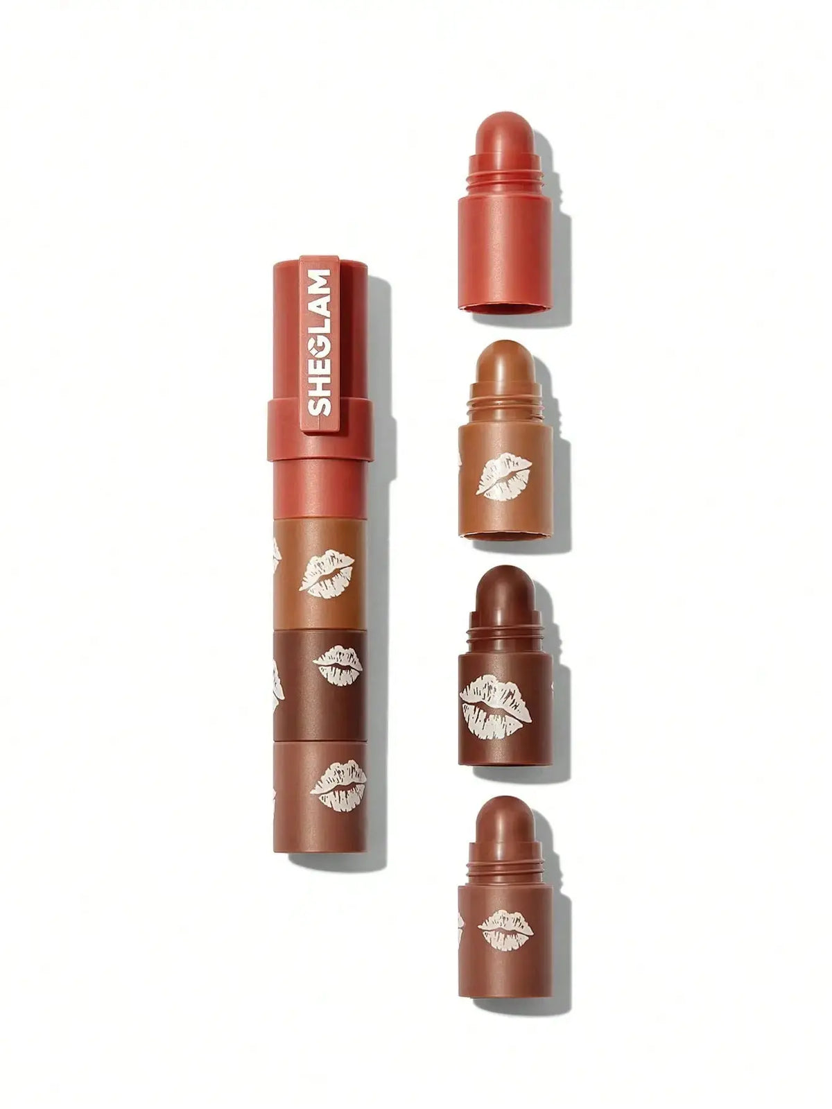 SHEGLAM Mega Lip Stacks-Brown-Brownie Stack