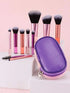 Shein 10 Pcs Classic Multifunctional Makeup Brush Set