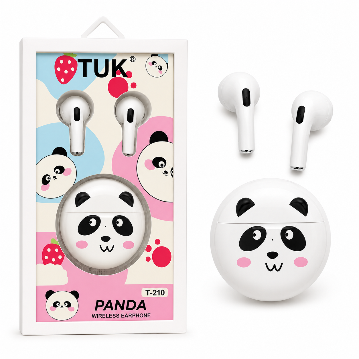 Cute Cartoon Wireless Earbuds Kawaii Panda