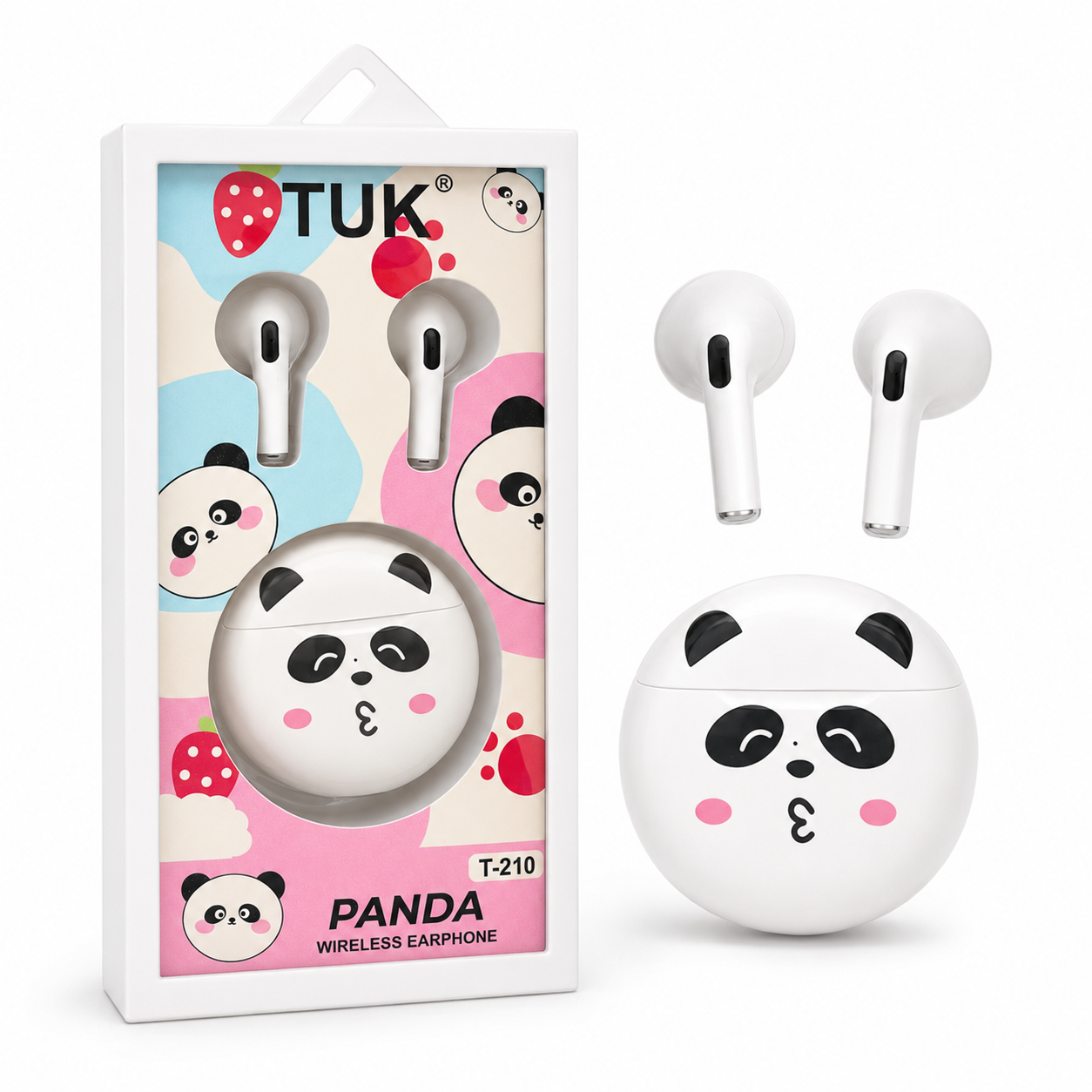 Cute Cartoon Wireless Earbuds Kissy Panda