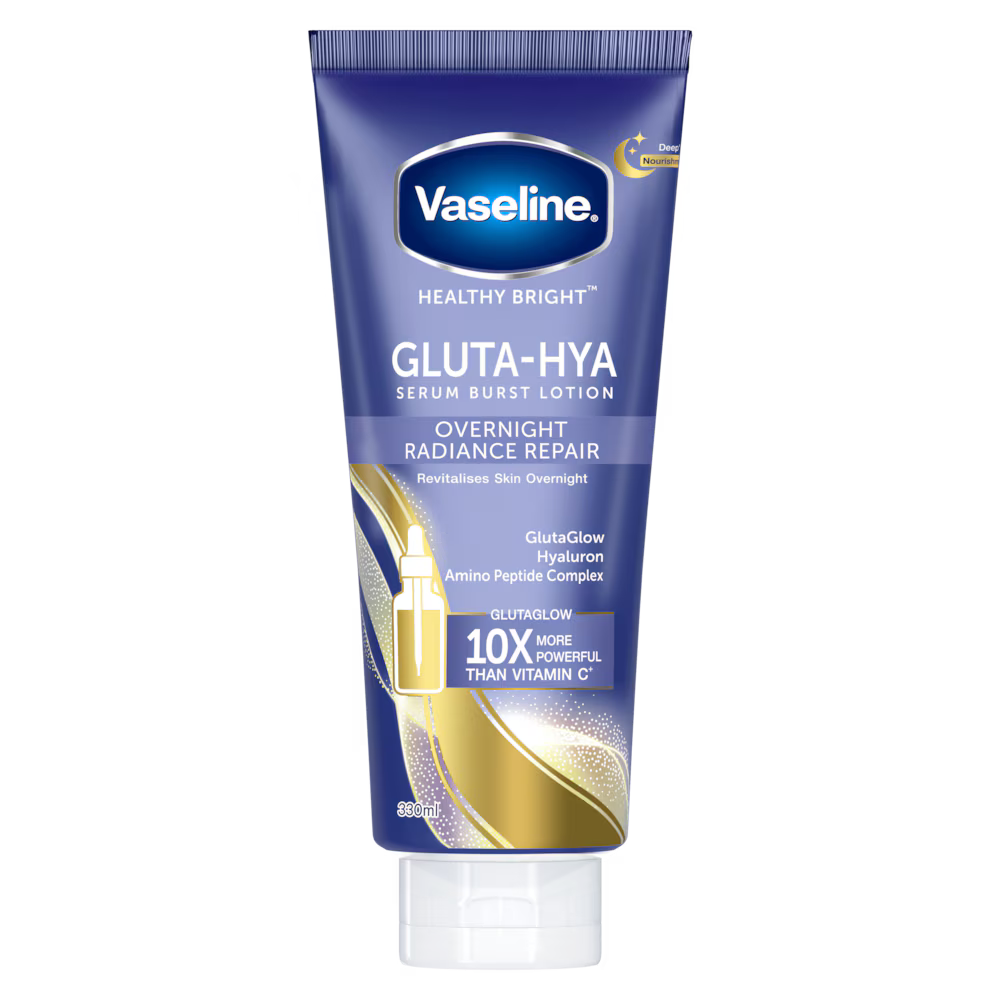 Vaseline® Gluta-Hya Serum Burst Lotion Overnight Radiance Repair 300ml