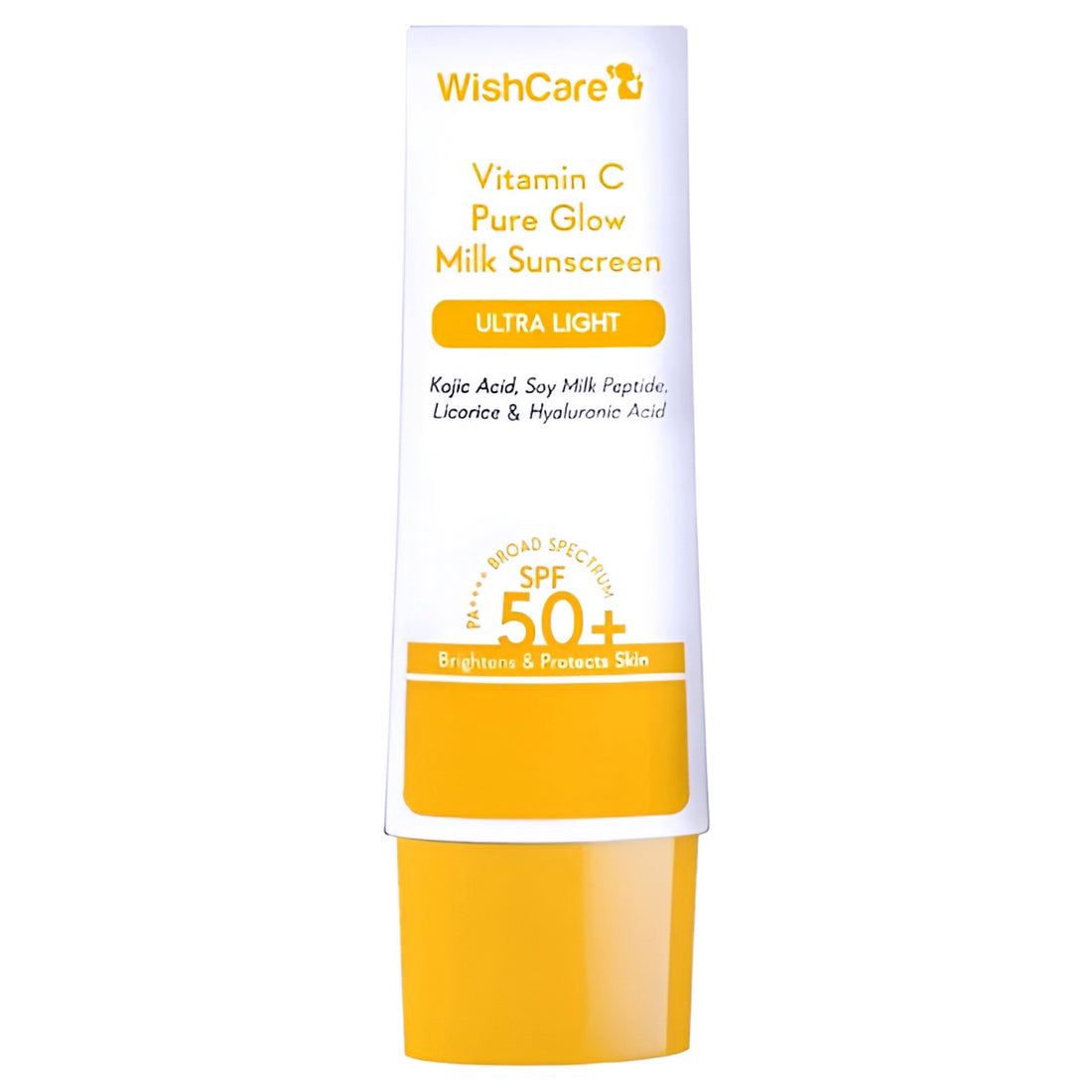 WishCare Vitamin C Pure Glow Milk Sunscreen Ultra Light SPF 50+